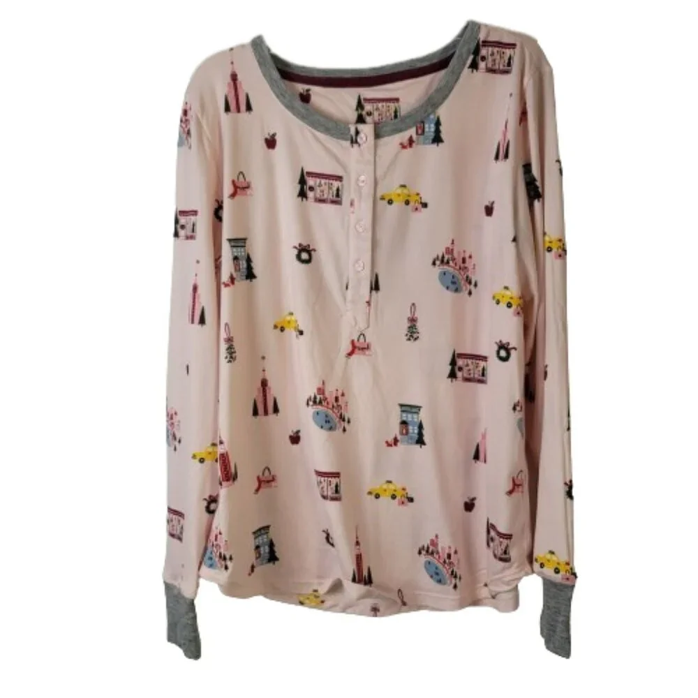Lilly Pulitzer & Kate Spade Pajama Shirt Bundle Women's Sm Loungewear - Picture 11 of 15